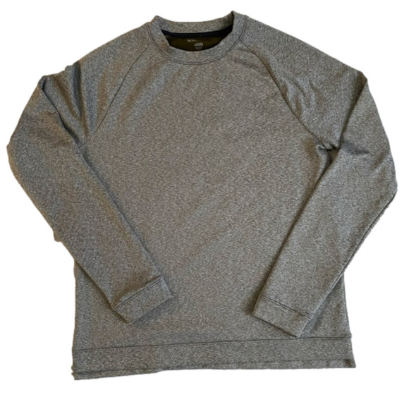 North End Gray Green Crew Neck Sweatshirt Women’s Size Medium - Picture 1 of 6